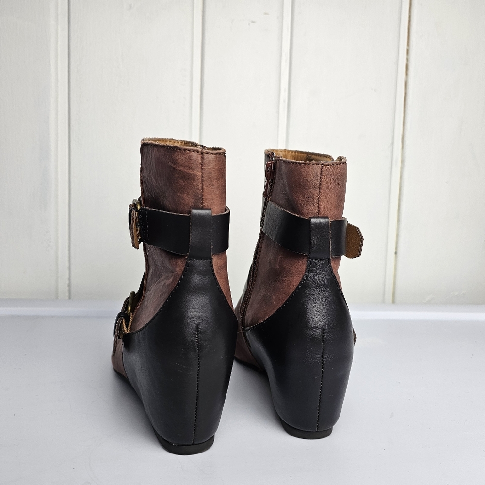 Comfortiva Ramika Mahogany Leather Boots Women's 9M - Picture 4 of 10